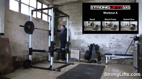 stronglifts 5x5|StrongLifts 5x5 Workout B: FULL Video (Official) .